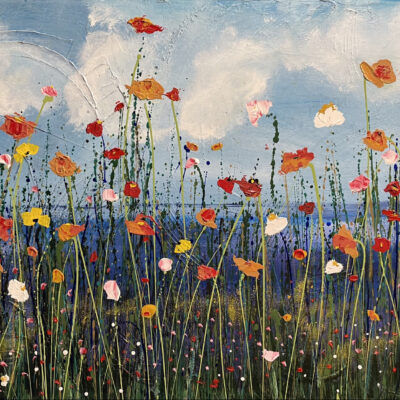 Patricia copeland, copeland artist, painting gallery, flowers, contemporary art, Canadian painter, montreal