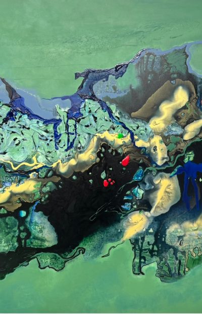 Patricia Copeland, copeland artiste, copeland, artiste peintre, artiste féminine, art contemporain, abstrait, Tableau avez du vert, artiste québécoise , collectionneur, oeuvre originale québécoise, œuvre originale, tableau , tableau grand format